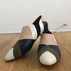 Luiza Perea Leather Slip-On Shoes